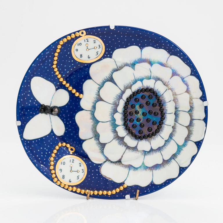 Birger Kaipiainen, dekorationsfat, keramik, märkt Birger Kaipiainen, Arabia Finland.