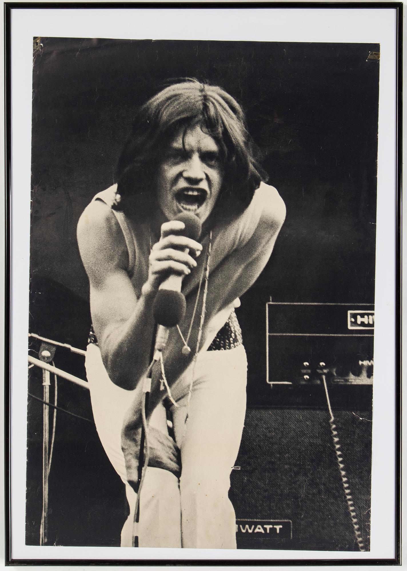 POSTER, "Mick Jagger", 1970s.