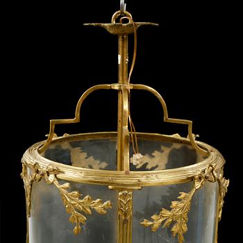 A 21th century ceiling lamp.