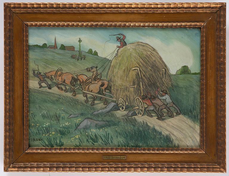 Ivar Arosenius, "Tungt lass i uppförsbacke".