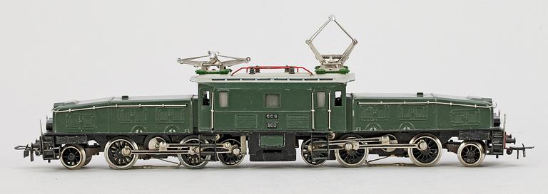 ELLOK, Märklin H0, CCS800/3015 "Krokodil", 1900-talets andra hälft.