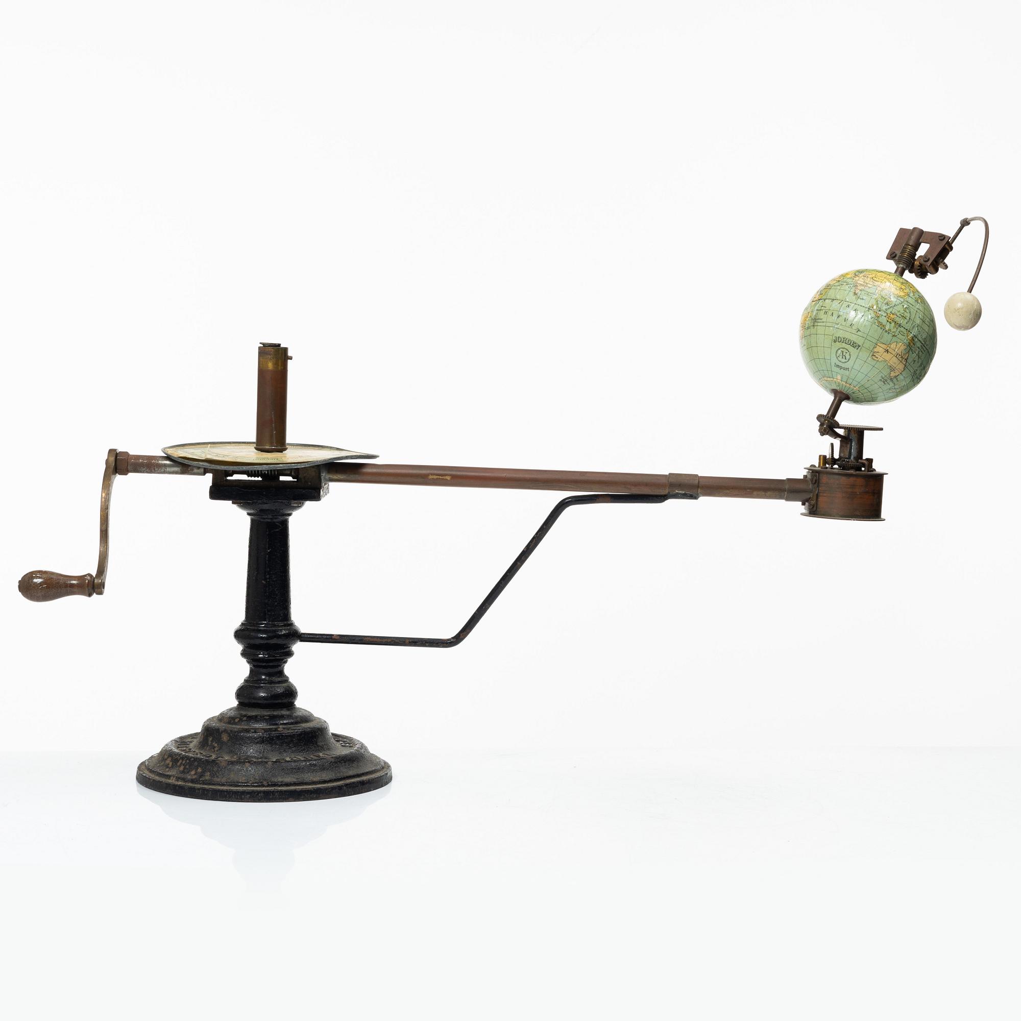 A Tellurium, Nordstet & Söner, Sweden, ealry 20th century.