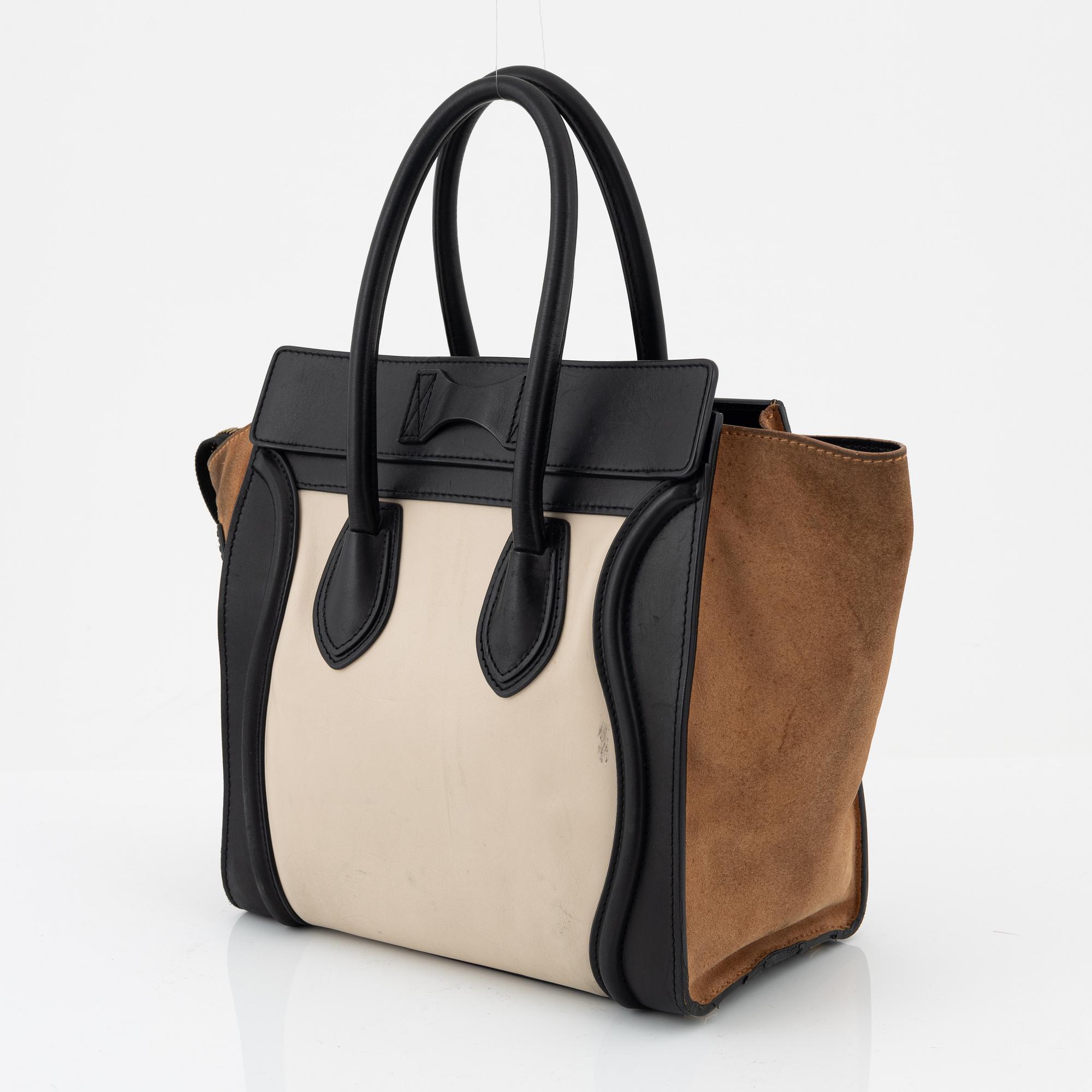 Céline, a leather 'Luggage' handbag.