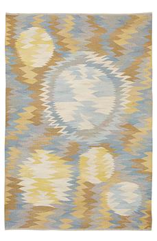 246. Barbro Nilsson, A CARPET, "Solfläckar", flat weave, ca 337,5 x 226 cm, signed AB MMF BN.