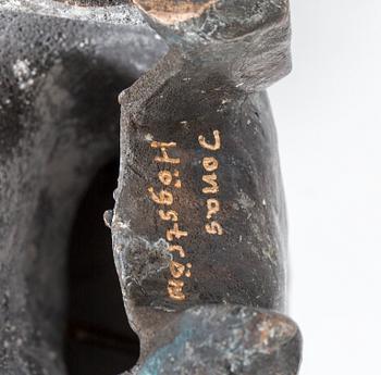 JONAS HÖGSTRÖM, skulptur, brons, signerad.