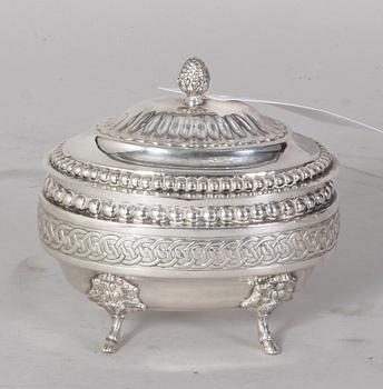 SOCKERSKRIN, silver. 1840.
