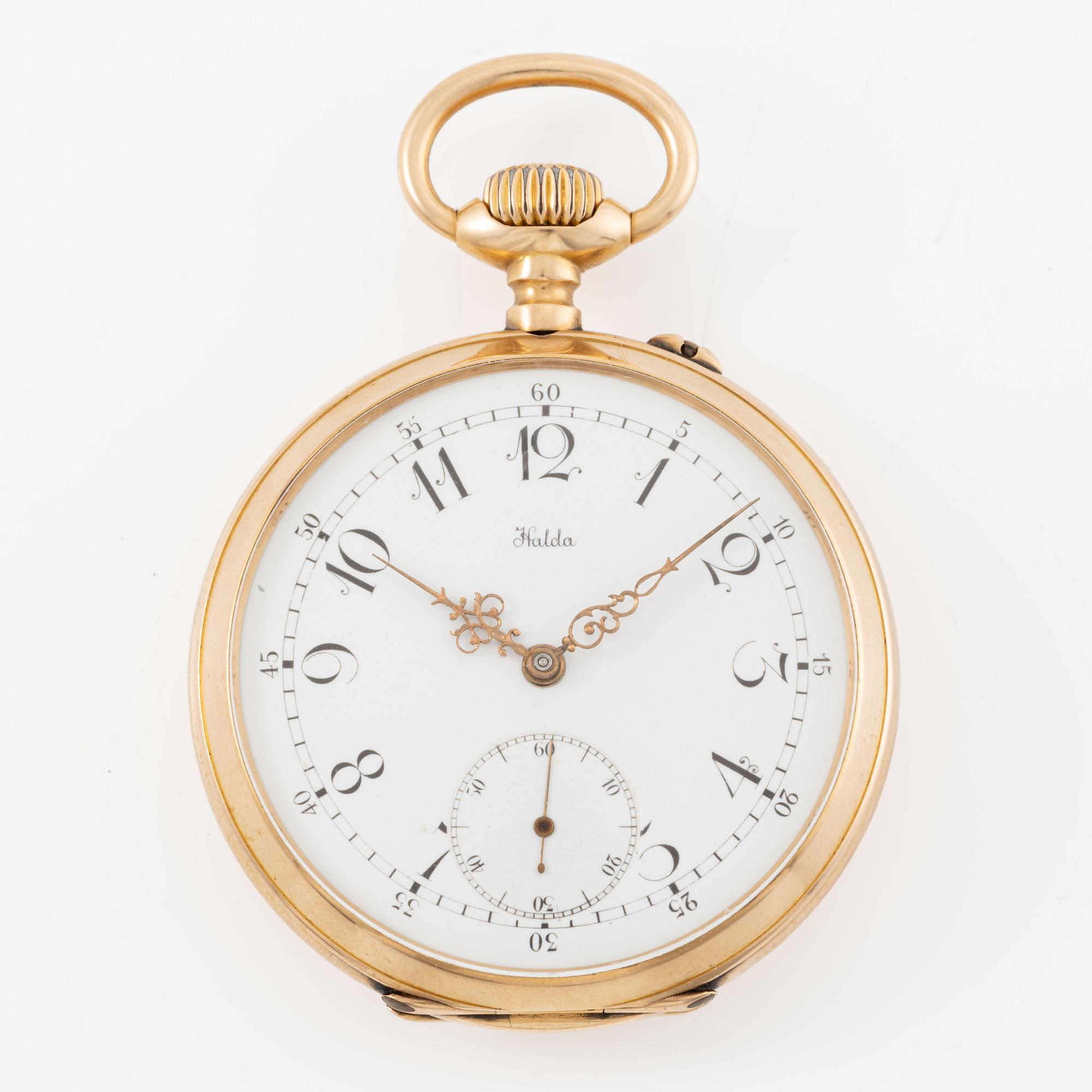 Halda, pocket watch, 50 mm.