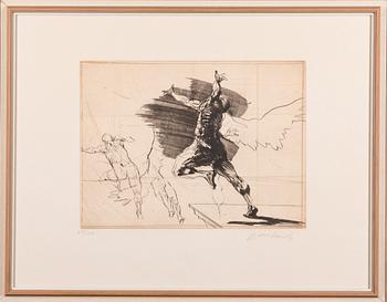 CLAUDE WEISBUCH, etsning, signerad och numrerad 49/100.