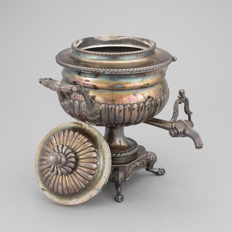 SAMOVAR, pläter. England, 1800-talets mitt.