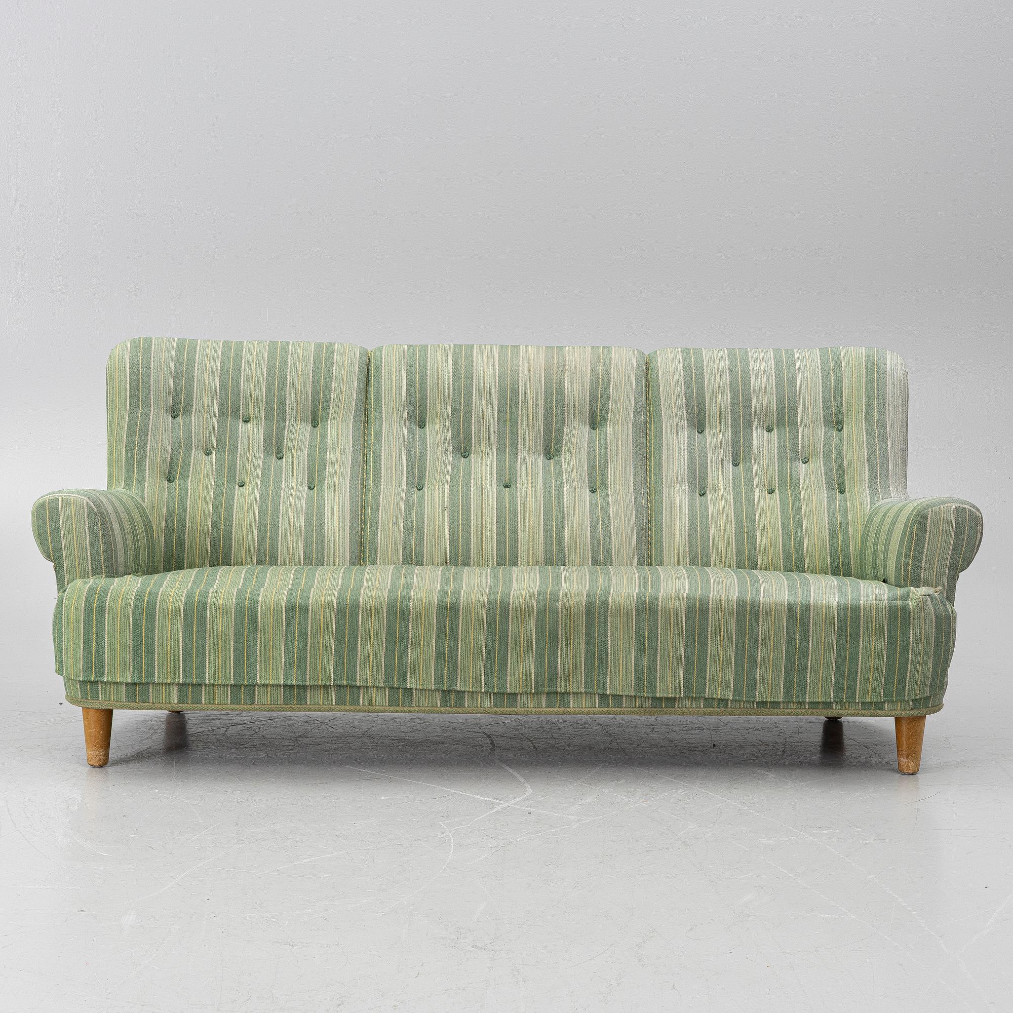 two Wergeland sofas, second half of the 20th century.
