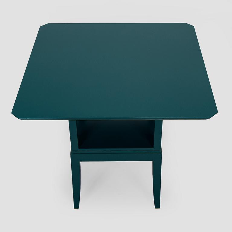 Eliel Saarinen, Fåtöljer, ett par och bord, "Blue suite" för Adelta, Finland 1980-tal.