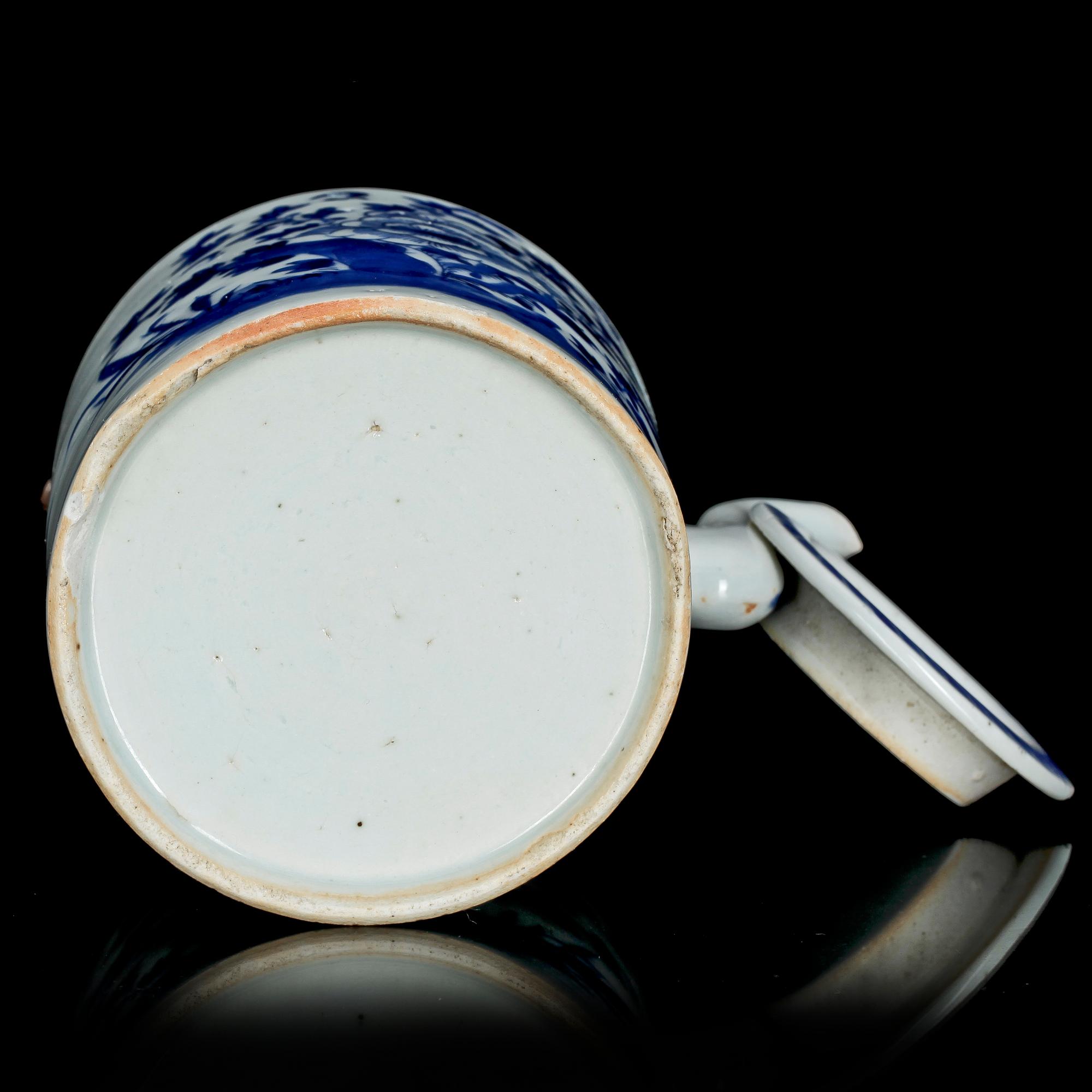 TEKANNA med LOCK, porslin, Kina, 1800-tal.