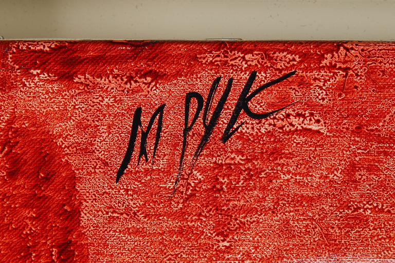 Madeleine Pyk, oil on canvas, signed.