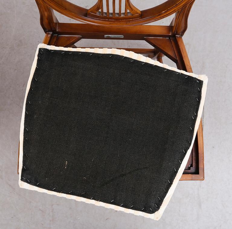 STOLAR, 10 st, G.T. Rackstraw, England, 1900-talets andra hälft.