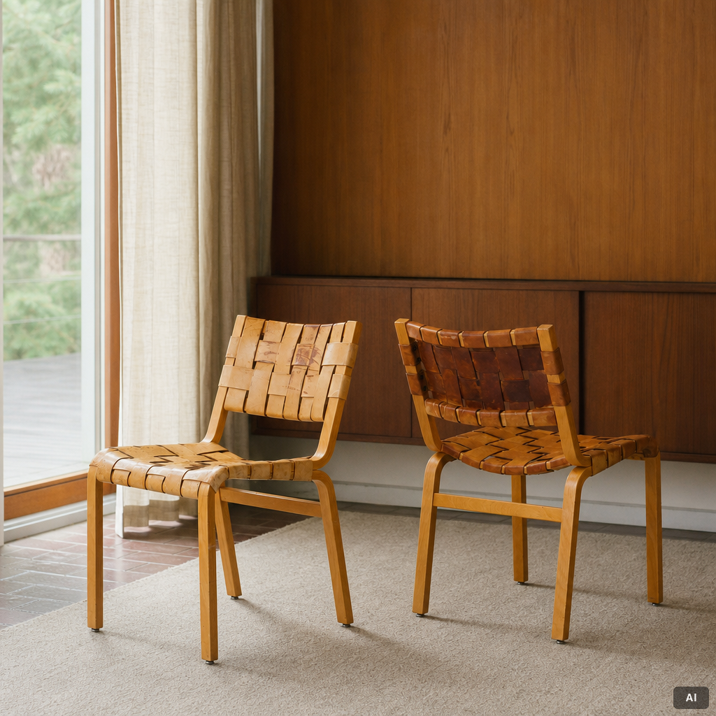 Five chairs, second half of the 20th Century.