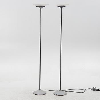 Perry King, Santiago Miranda & Gianluigi Arnald, floor lamps, a pair, "Jill", Arteluce, Italy.