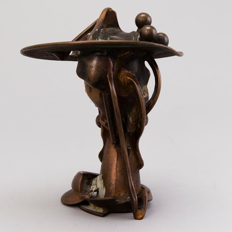 EDGAR VIIES, a bronze sculpture, signed and dated 1993.