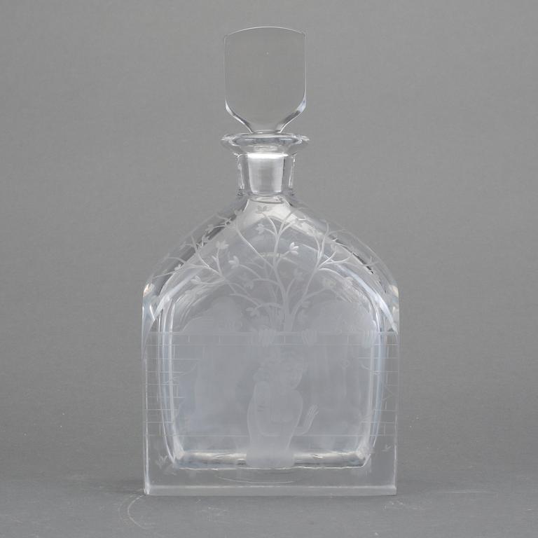 KARAFF, "Susanna och gubbarna", Edward Hald, Orrefors, 1960.