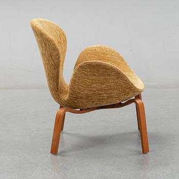 Arne Jacobsen, fåtölj, "Svanen", Fritz Hansen, Danmark.