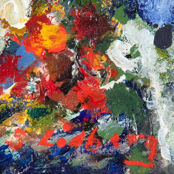 SVEN LIDBERG, olja på papp-pannå, signerad.