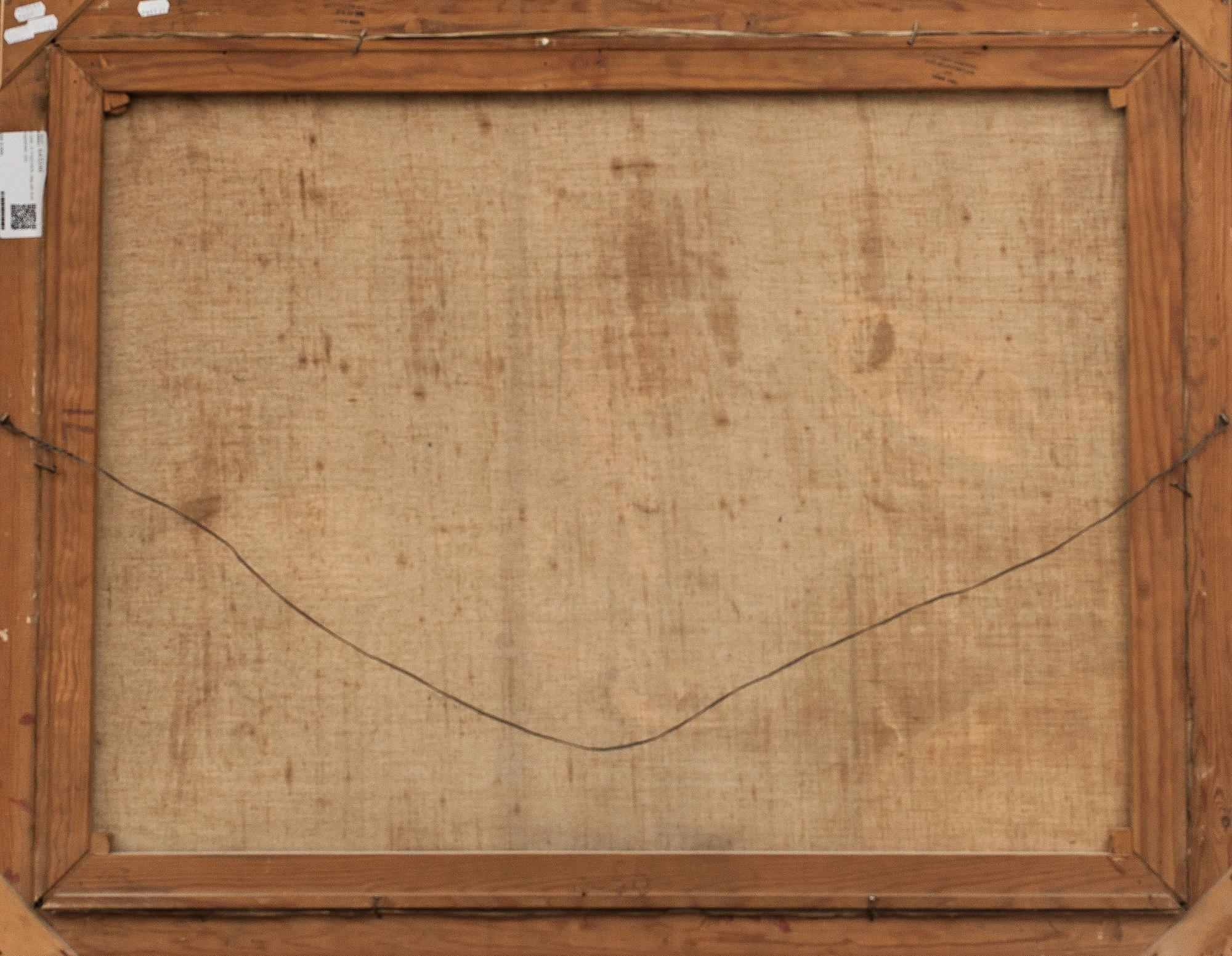 CARL H FISCHER, olja på duk, signerad.