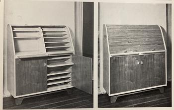 Frederik Christian Lund, a Cuban mahogany and ash sideboard, cabinetmaker K. Thomsen, Denmark, ca 1936.