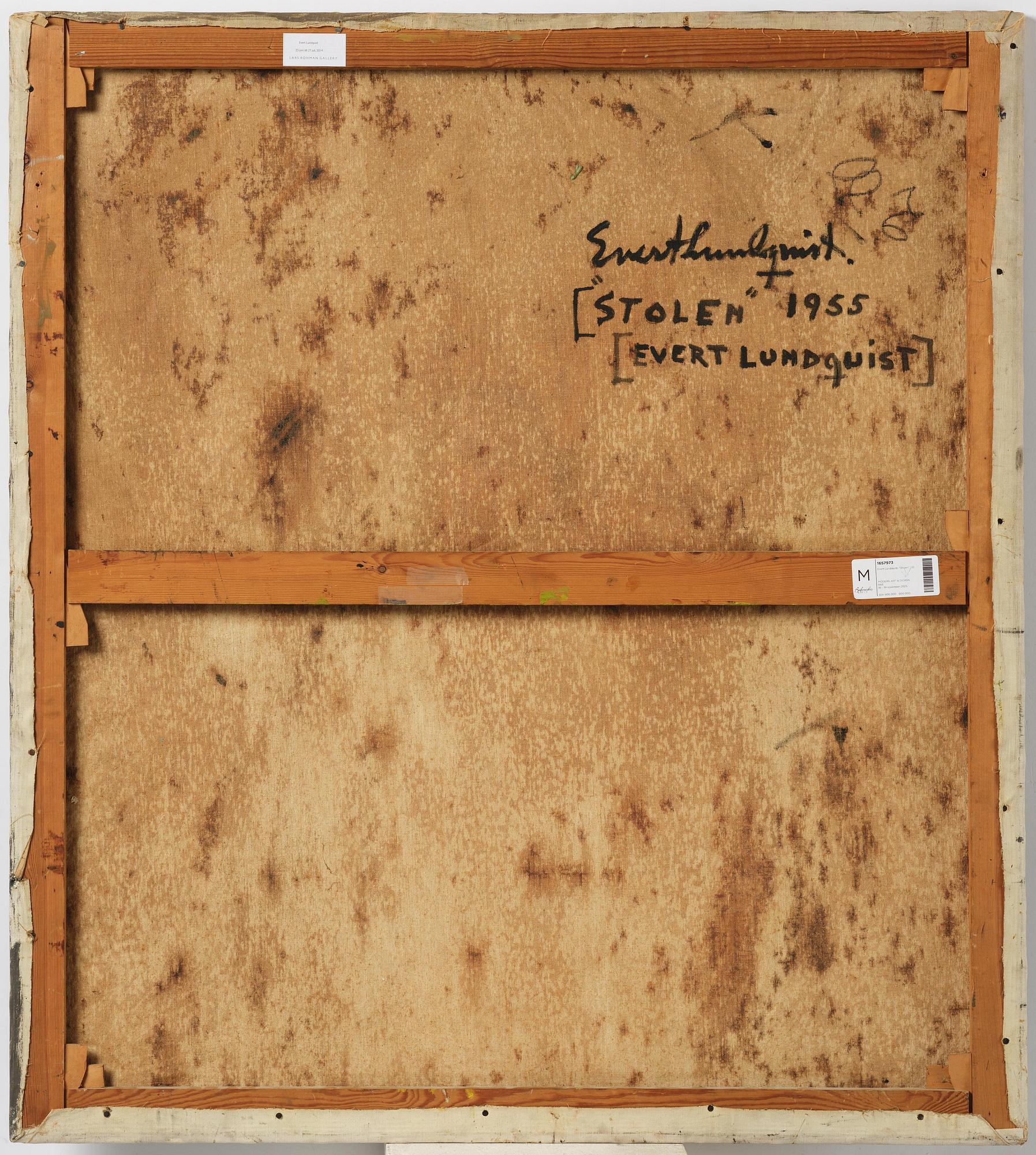Evert Lundquist, "Stolen".