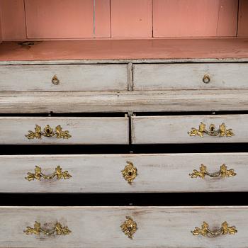A rococo cabinet.