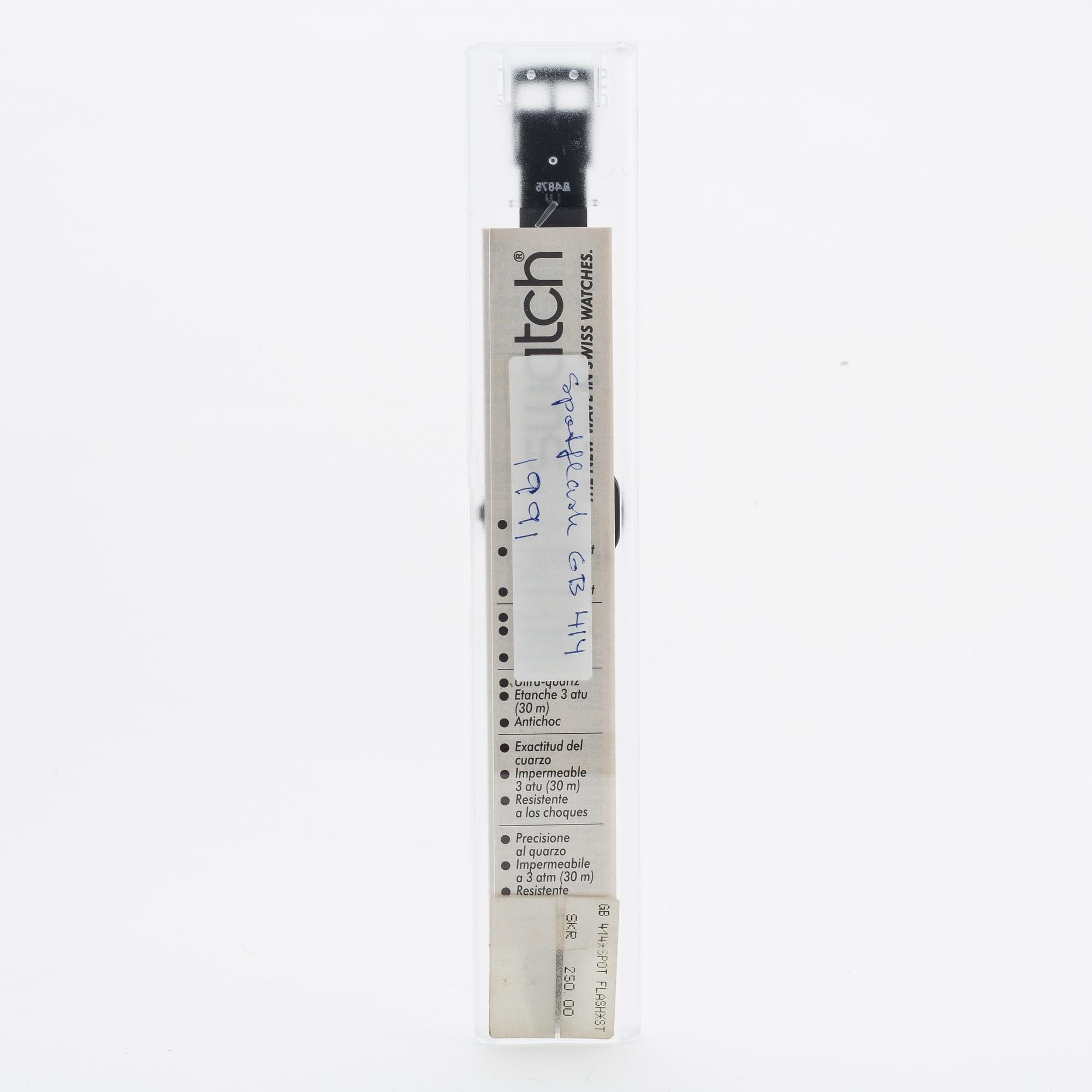 Swatch, Spot flash, wristwatch, 34 mm.