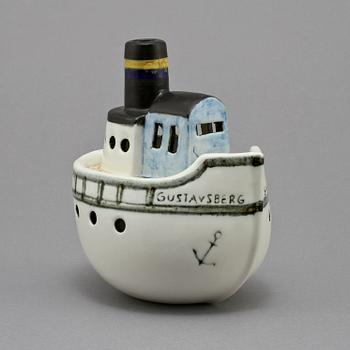 LJUSLYKTA, stengods, Lisa Larson, K-studion, Gustavsberg.