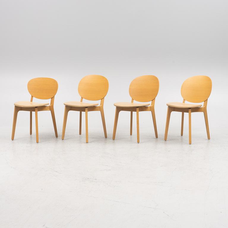 Claesson Koivisto Rune, four 'olive' chairs, Swedese.