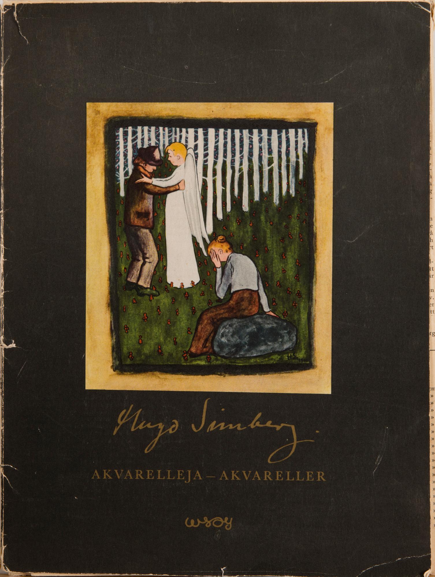 HUGO SIMBERG, after, a folder with 20 off-set printings, WSOY Porvoo 1952.