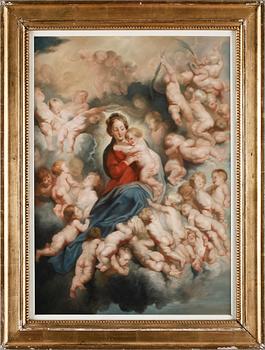 Peter Paul Rubens · PETER PAUL RUBENS, kopia efter, gouache, 1800-tal.