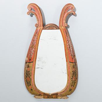 MIRROR, made from horse harness.