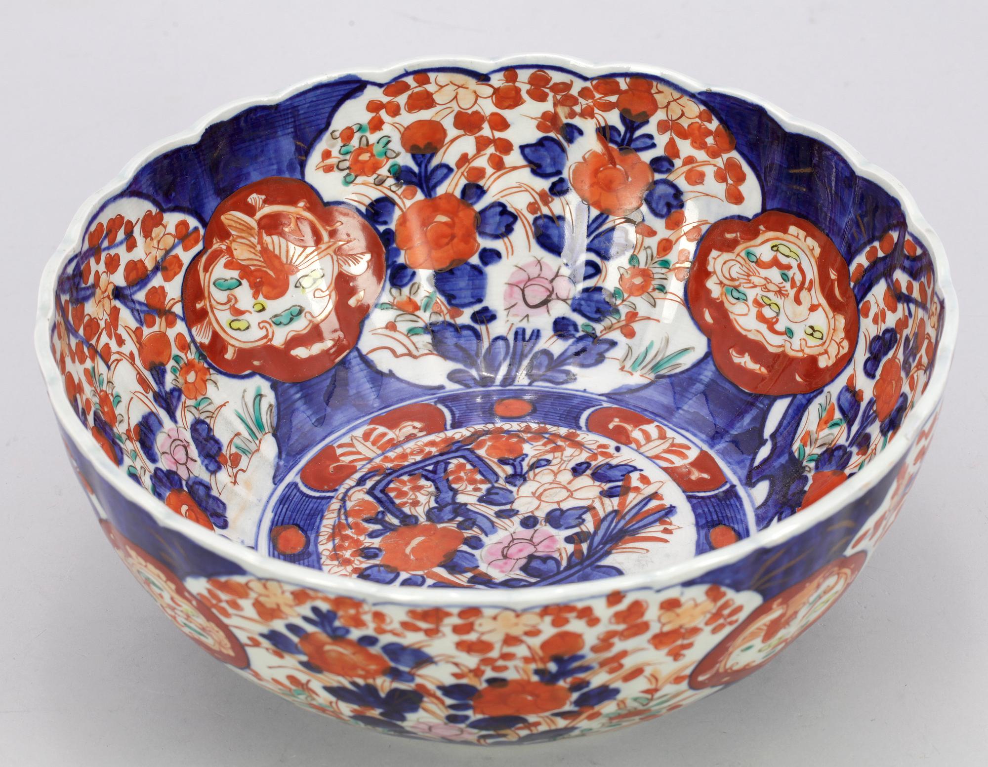 SKÅL, porslin, Imari, Japan, 1800-tal.