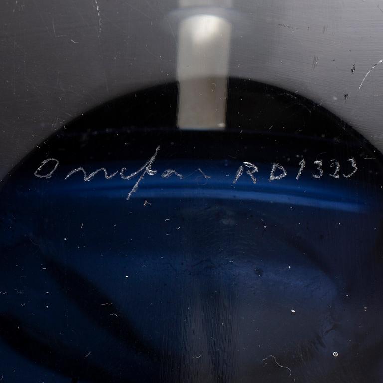 CARL FAGERLUND, a pair of glass lamps, Orrefors.