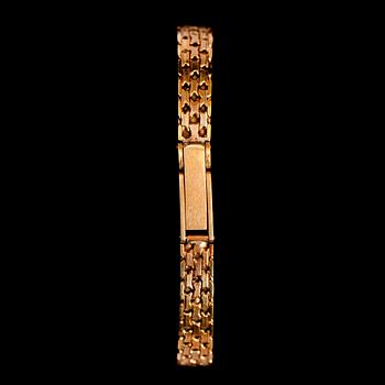 ARMBANDSUR, 18 k guld, Omega. Total vikt inklusive ur 26 g.