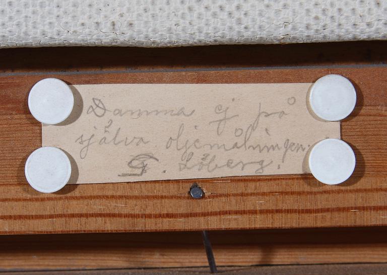 GUNNAR LÖBERG, olja på duk. Sign o dat 1936 a tergo.