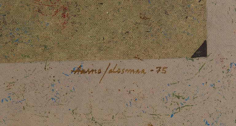 AARNO SALOSMAA, olja på duk, signerad och daterad -75.