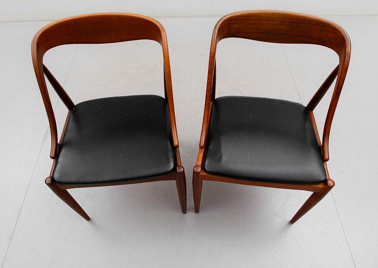STOLAR, 1 par, design Johannes Andersen, Uldum Möbelfabrik, Danmark 1960-tal.