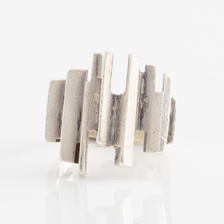 Rey Urban, ring and bracelet, silver.