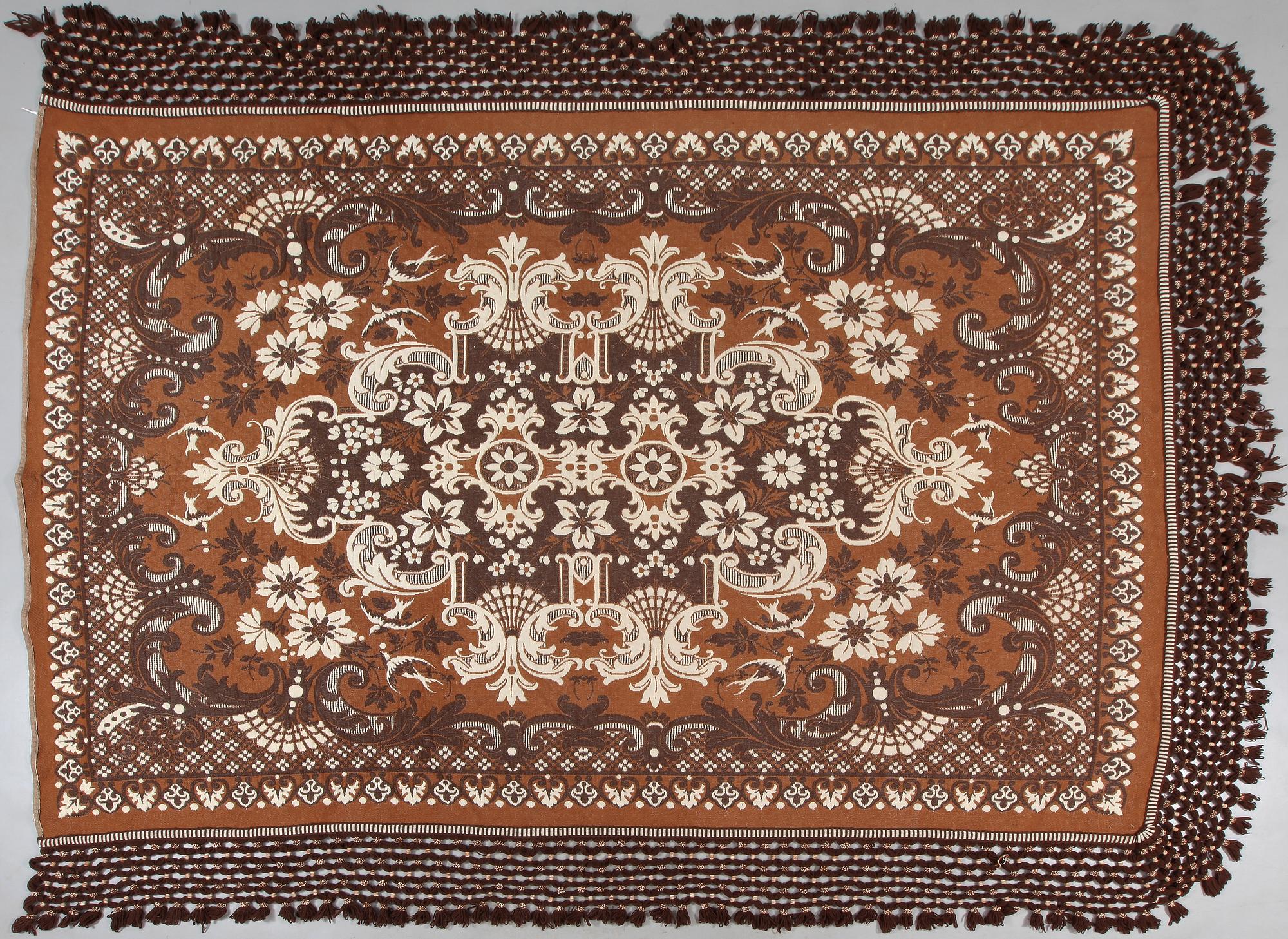 ÖVERKAST, Casa Pupo, inköpt på Nordiska Kompaniet, 1970, 310x254 cm.