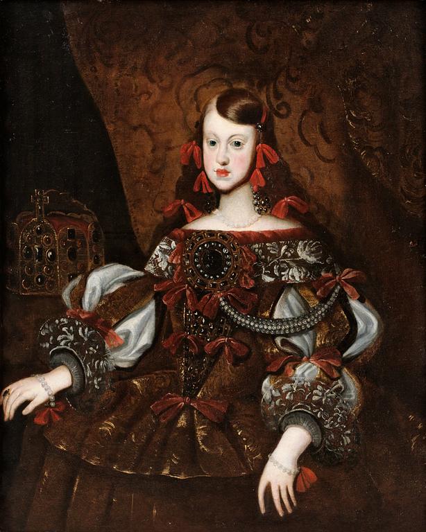 Diego Velasquez Hans efterföljd, "Margarita Teresa av Spanien" (1651-1673).
