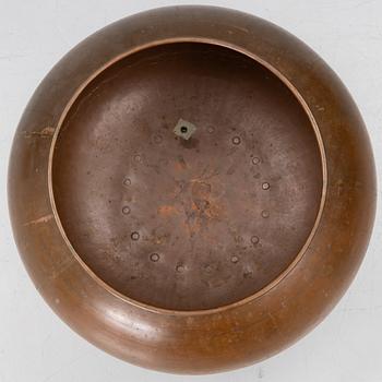 Gryta/ytterfoder, koppar, 1900-tal.