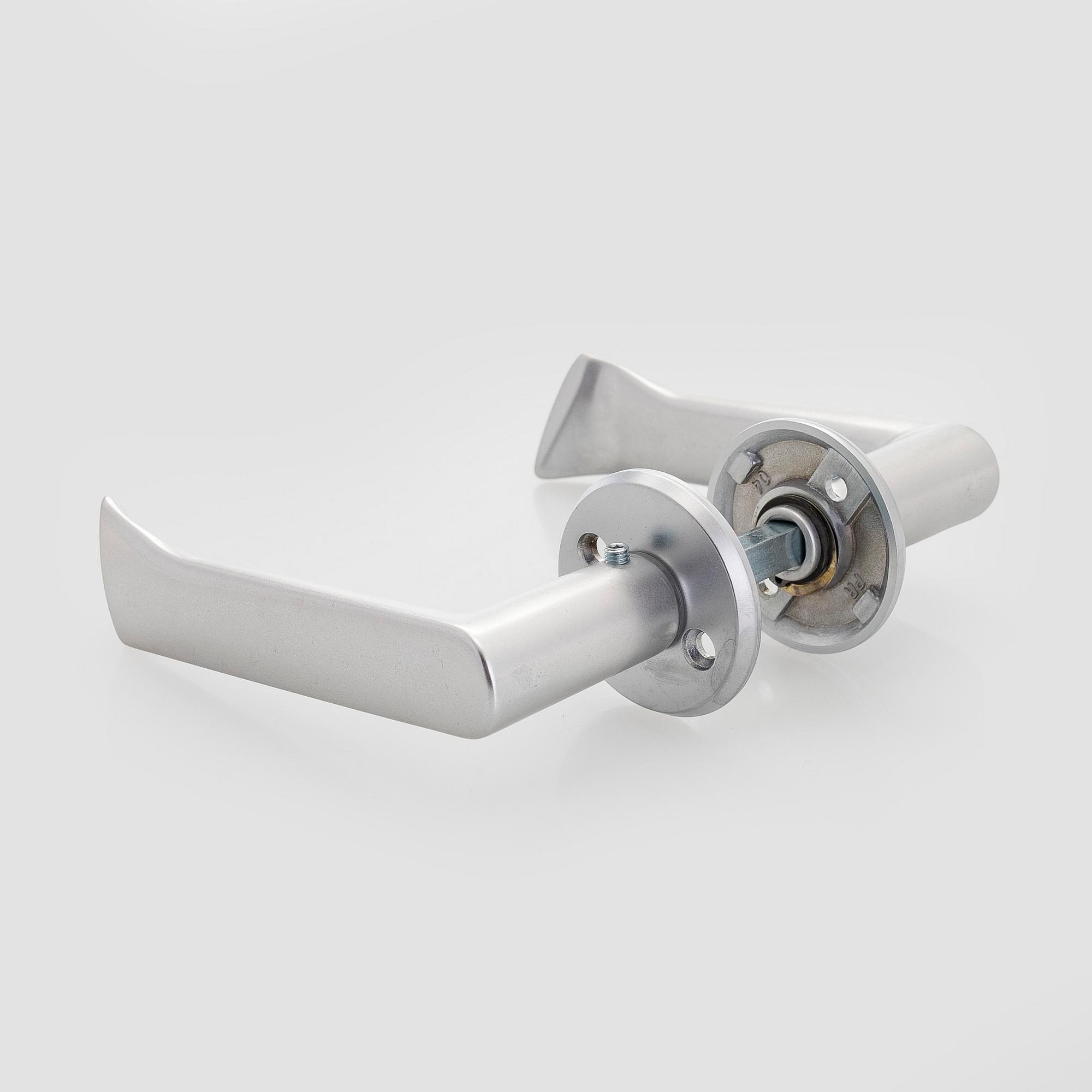 Alvar Aalto, Six pairs of late 20th century doorhandles, manufacturer Primo.