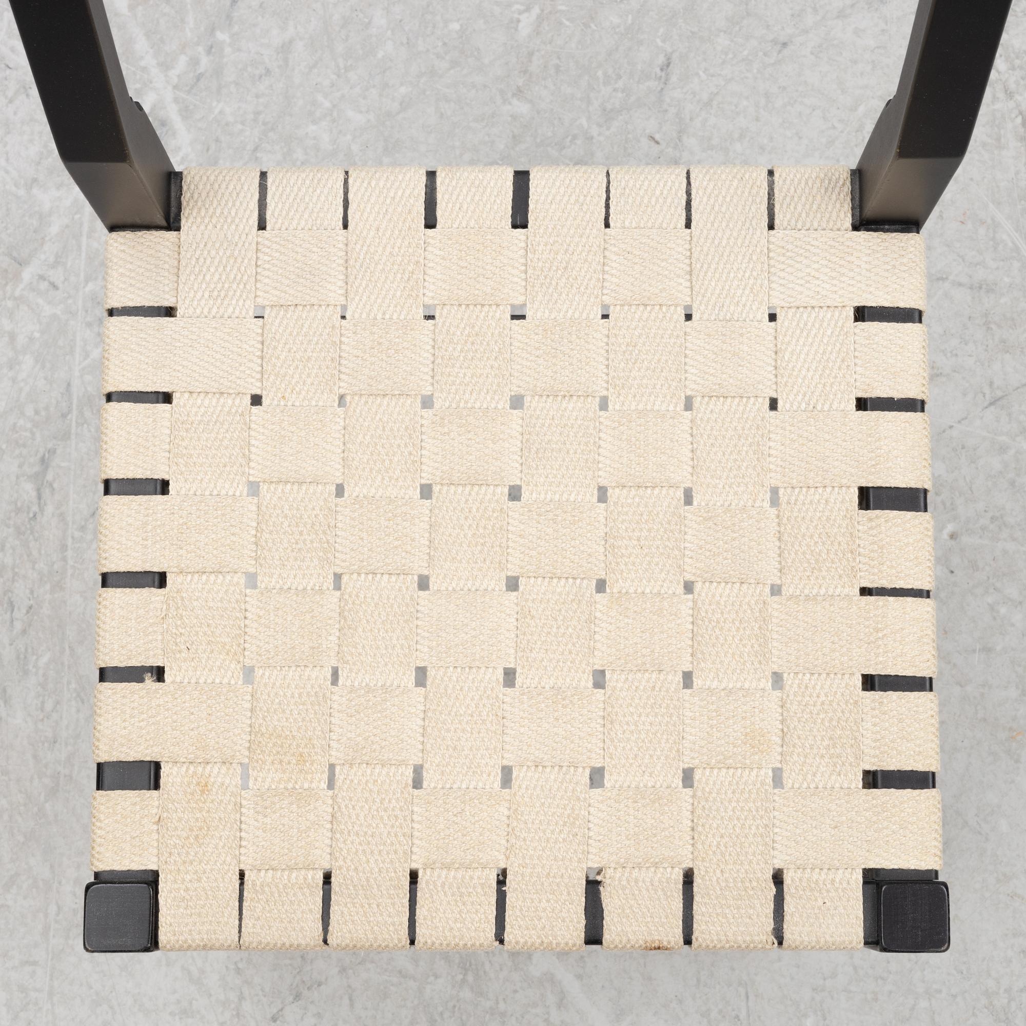 John Kandell, eight "Schablon" chairs, Källemo, Sweden.