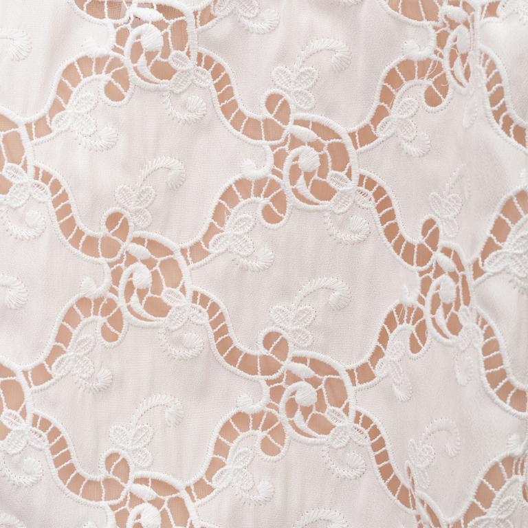 Chanel, a broderie anglaise top, size 34.