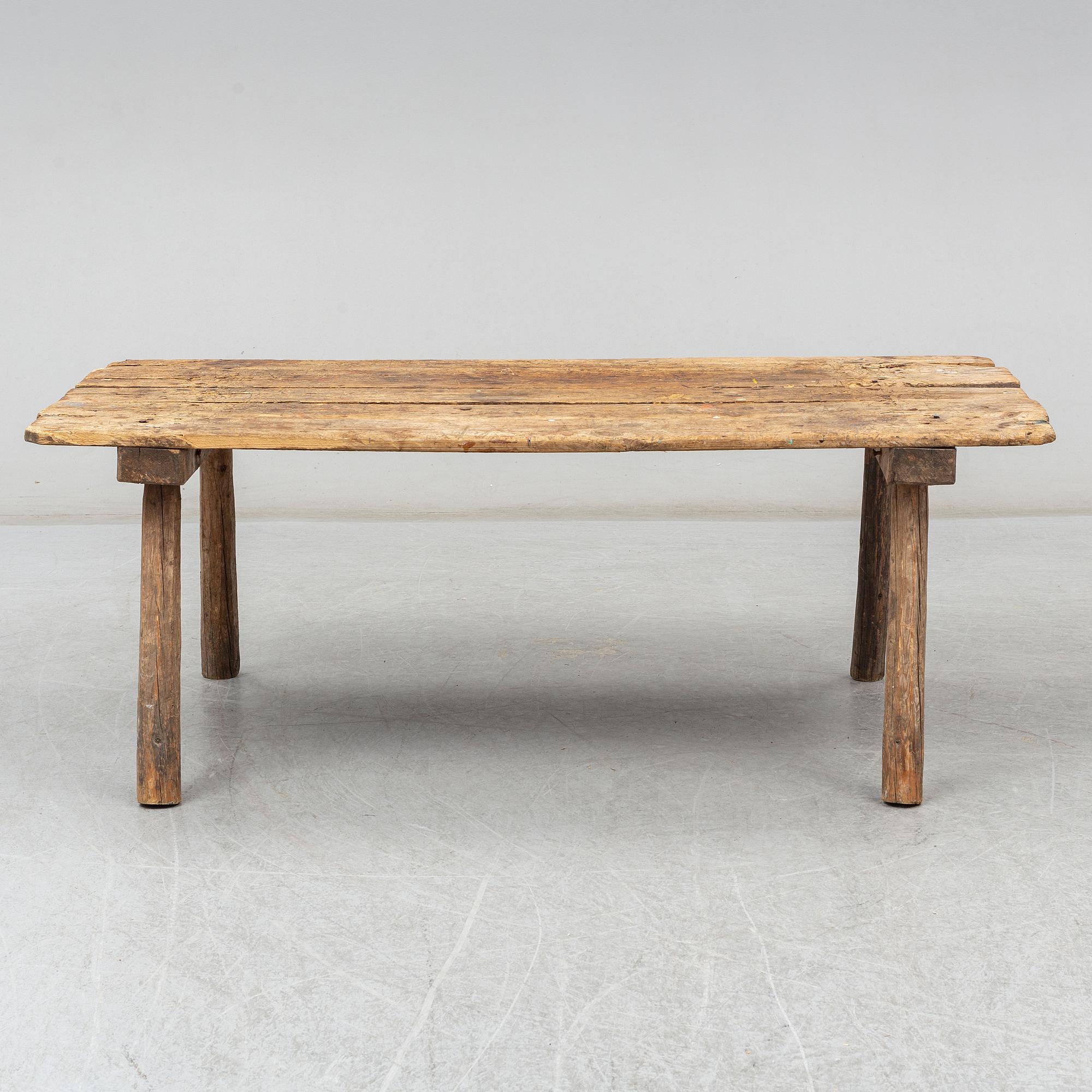 BORD / BÄNK, allmoge, 1800-tal.