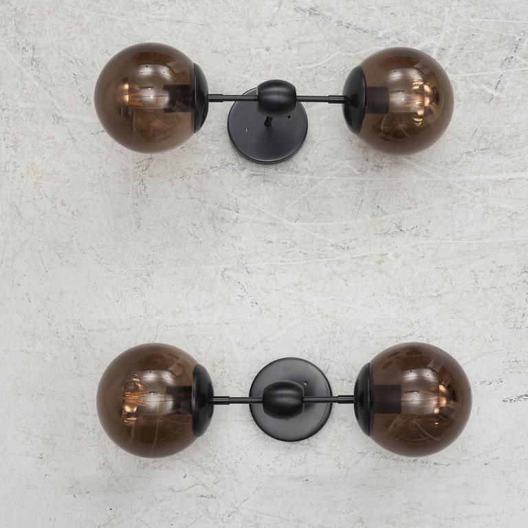 Jason Miller, wall sconces, a pair, "Modo Sconce", Roll & Hill.