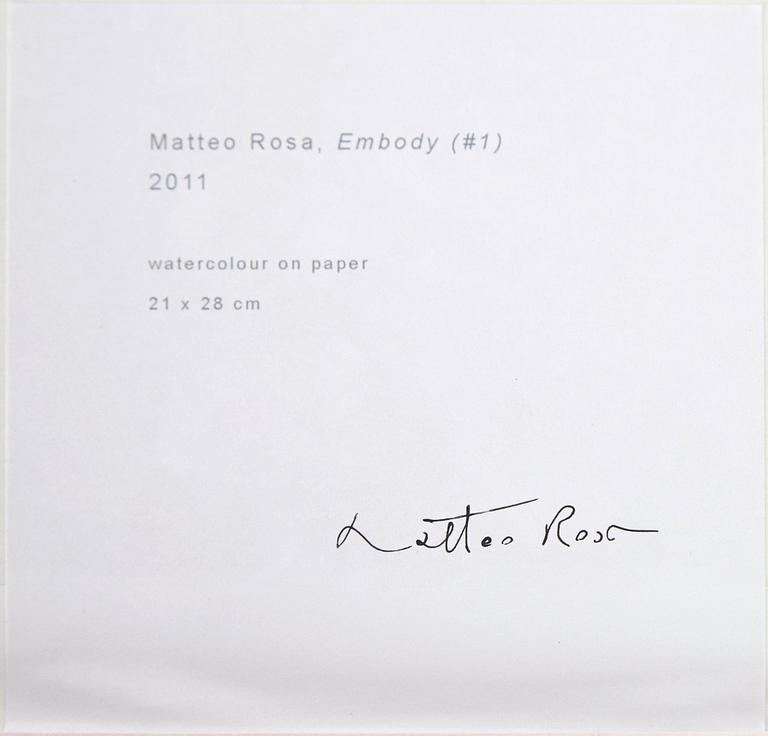 Matteo Rosa, "Embody (#1)", 2011.